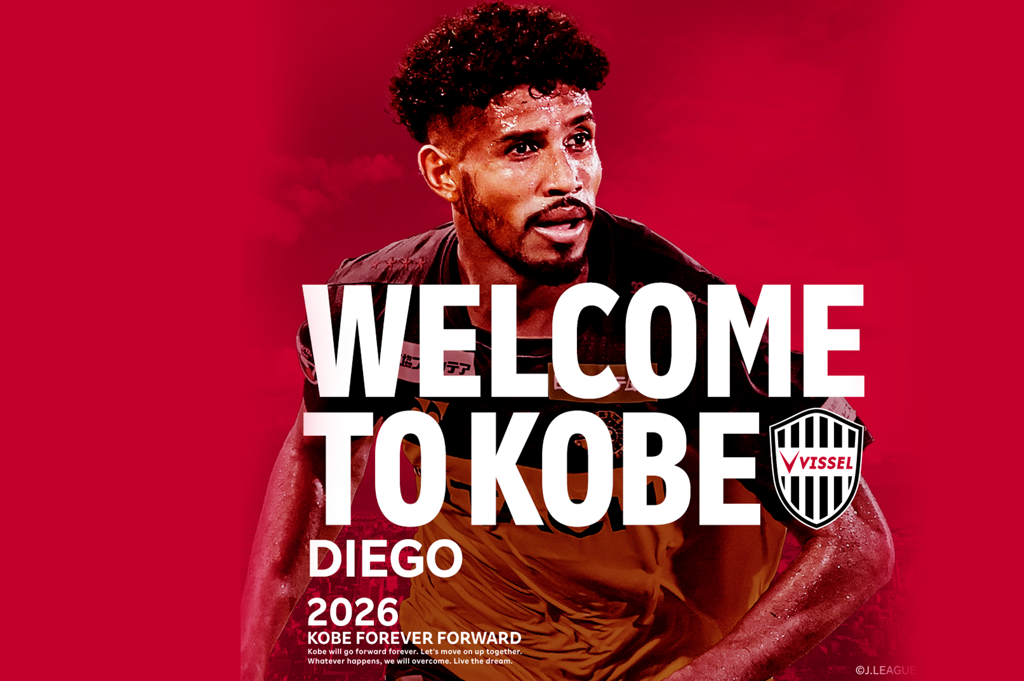 DIEGO JARA É O NOVO REFORÇO DO VISSEL KOBE.