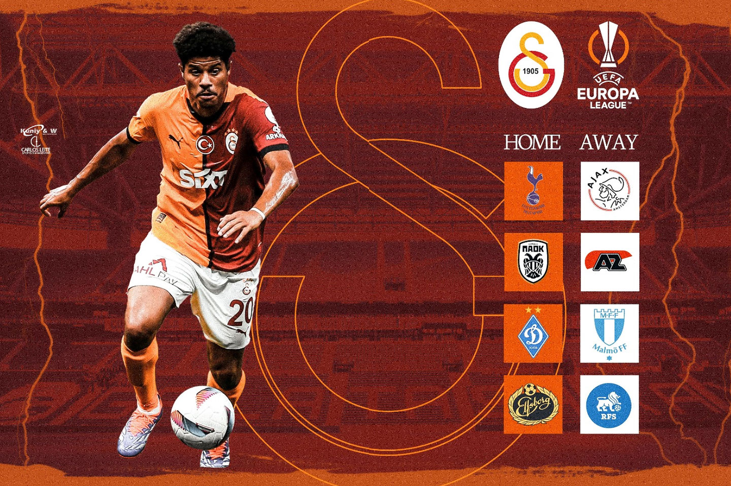 JOGOS DEFINIDOS PARA O GALATASARAY.