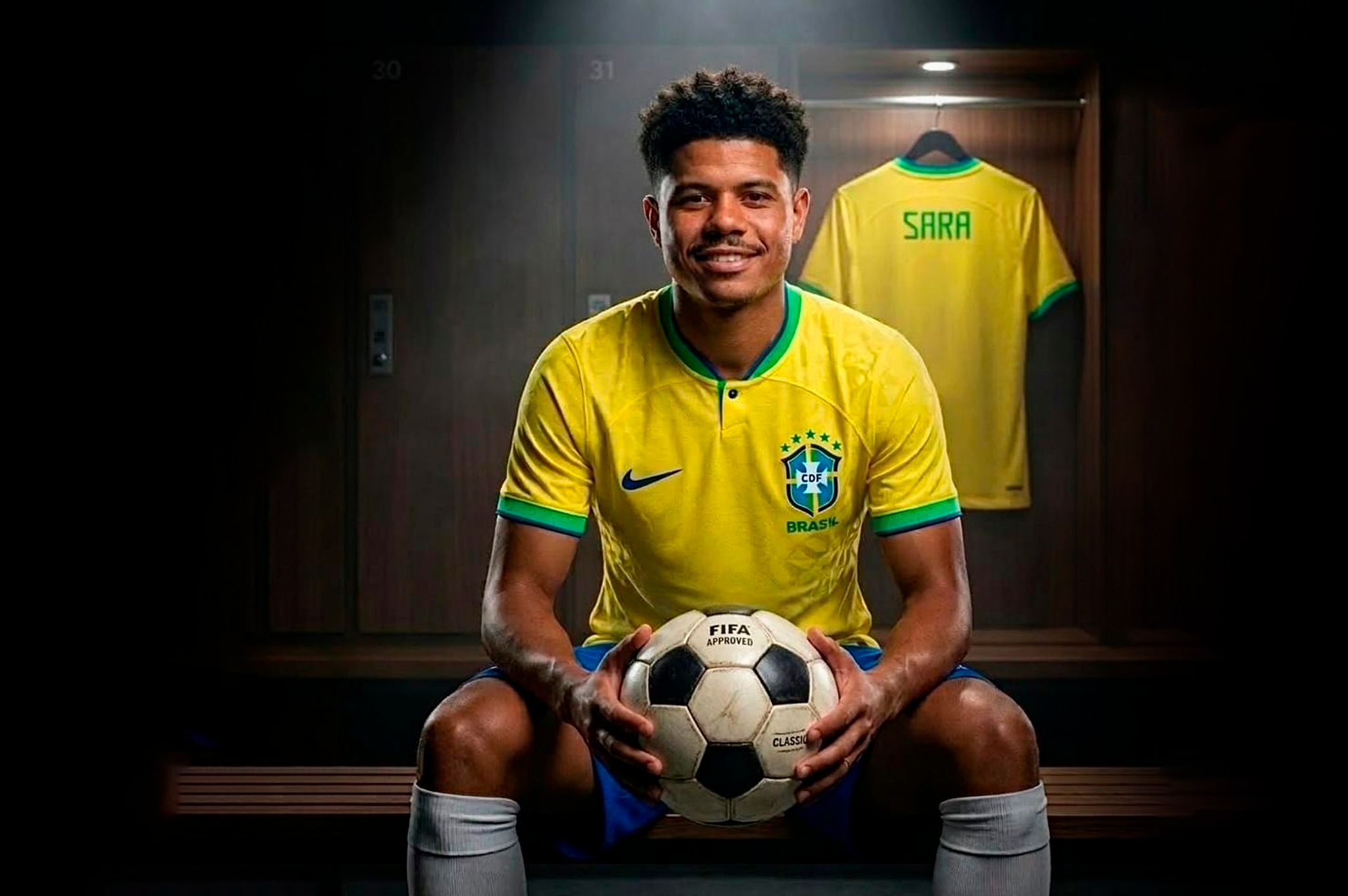 NOSSO MEIA GABRIEL SARA É CONVOCADO PARA A SELEÇÃO BRASILEIRA PARA AMISTOSOS NOS ESTADOS UNIDOS
